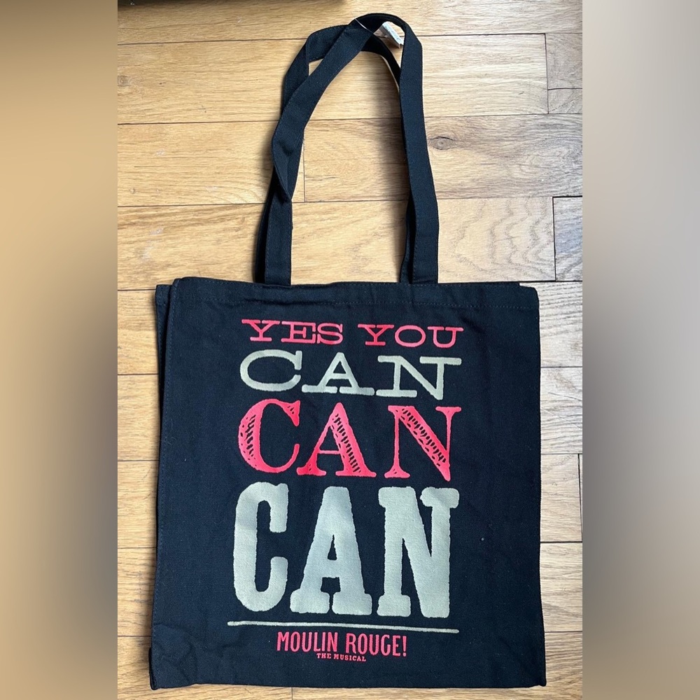 Moulin Rouge Black Tote Bag